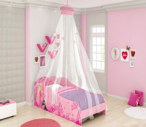 Jogo De Quarto com Criando Pura Magia Barbie Happy - Moveis